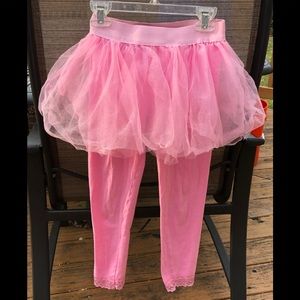Girl’s Pink Tutu Leggings